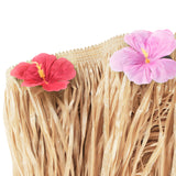 Hawaiian Luau Table Grass Skirt (Natural)
