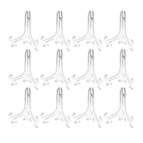 8.5" Clear Plastic Easels 12 Pack