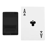 Jumbo Deck of Big Playing Cards Fun Full Poker Game Set - Measures 8-1/4" x 11-3/4"