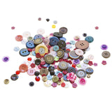Scrambled Assortment Bag of Buttons for Arts & Crafts, Decoration, Collections, Sewing Different Colors and Sizes 3/8" to 1.5" (100 Pack)