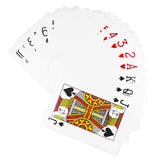 Jumbo Deck of Big Playing Cards Fun Full Poker Game Set - Measures 8-1/4" x 11-3/4"