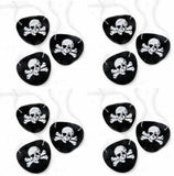 Black Felt Pirate Eye Patches (24 Pack)