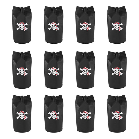 Pirate Theme Party Loot Bags (12 Pack)