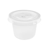 Mini Clear Plastic Jello Shot Cups (1 Ounce, 125 Pack)