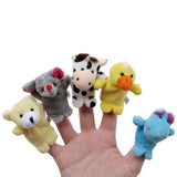 Velvet Cute Animal Style Finger Puppets (10 Pack)