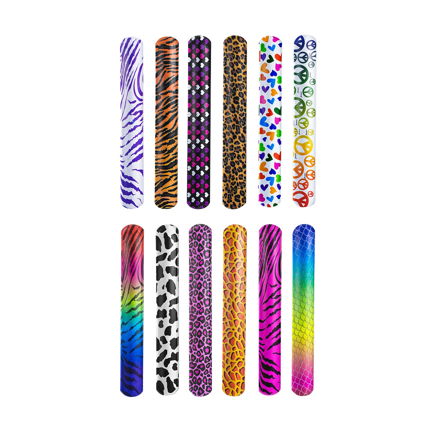 Slap On Plastic Vinyl Retro Bracelets (72 Pack) – Super Z Outlet