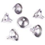 1.25" Stainless Steel Mini Funnels (6 Pack)