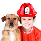 12 Pack Red Firefighter Children's Fireman Helmets