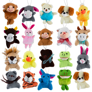 Mini Cute Plush Animals - 20 Animals Set